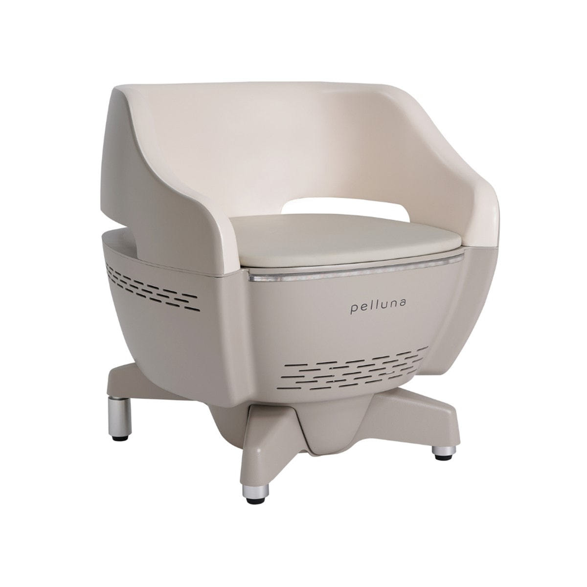 ブルー、水色、骨盤底筋 トレ一ニングチェア EMS 電磁パルス 椅子