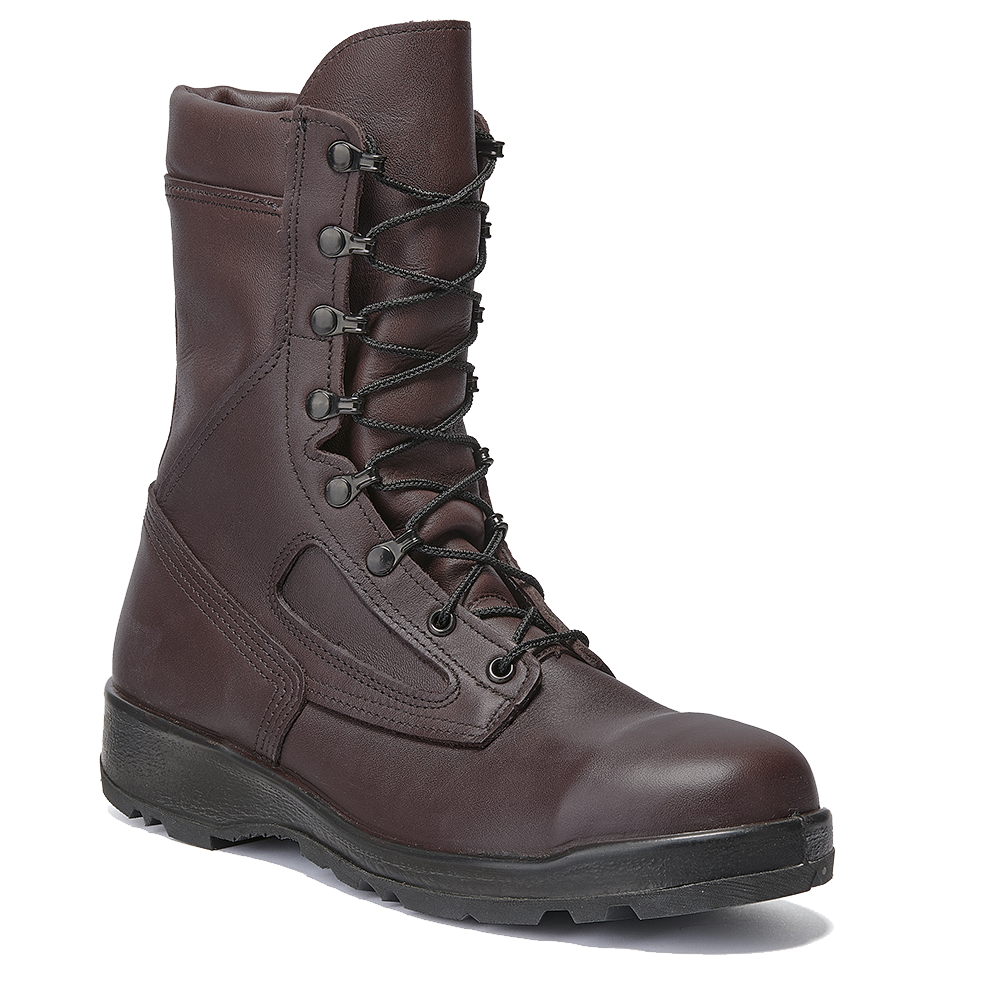 Chocolate Brown Safety Toe Flight Boot USN/USMC - Belleville Boot Co.
