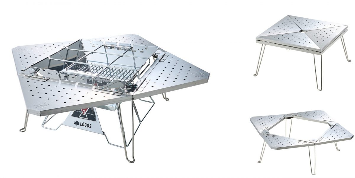 セッティングもカンタン！LOGOSの耐熱or囲炉裏2WAYテーブルが便利だね