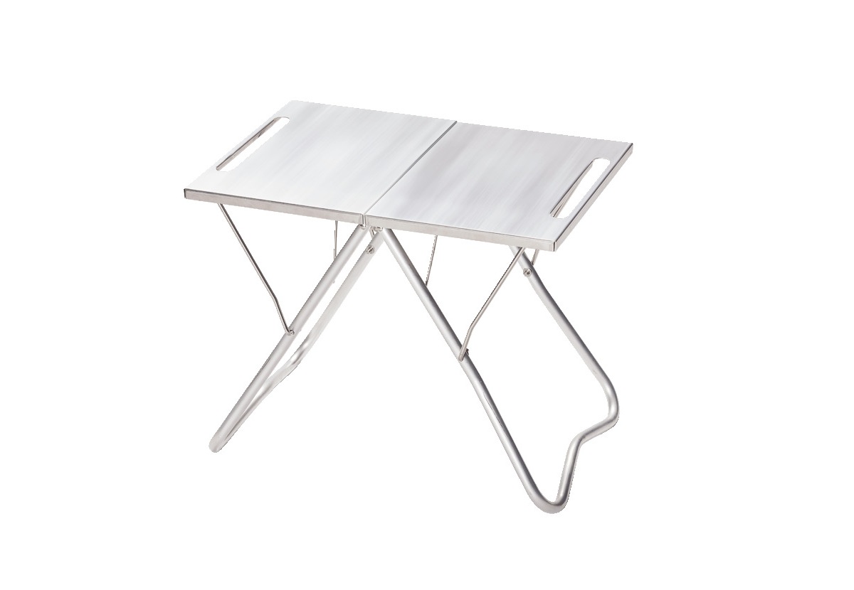 使用2回】スノーピーク 焚火MYテーブル ステンレス トレー付 使用2回