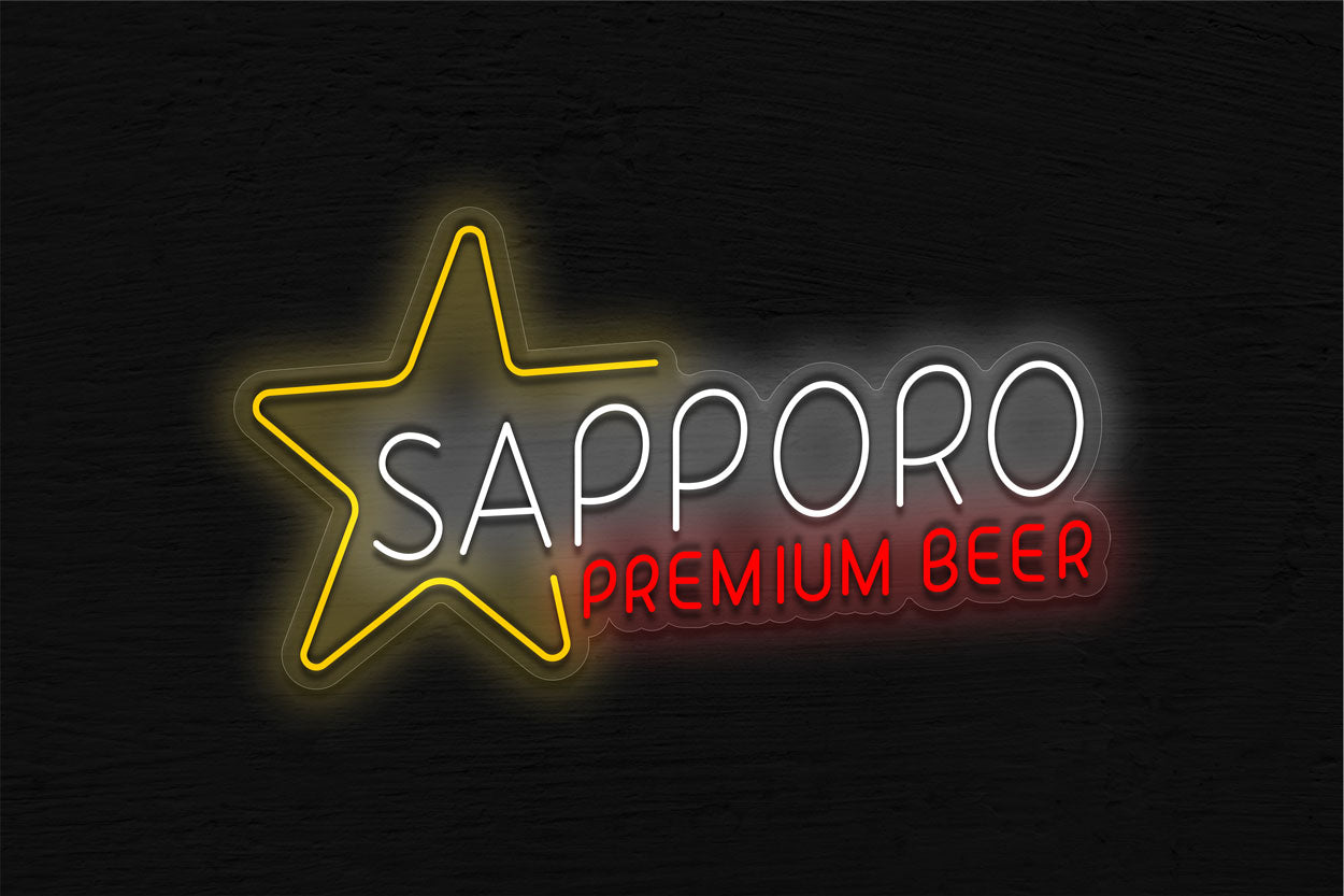 Buy Sapporo Premium Beer LED Neon Sign | Beer & Liquor Signs from