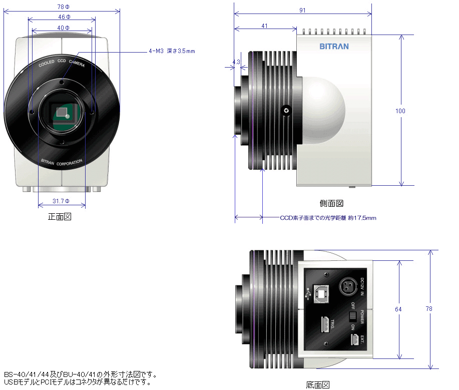 140万画素 冷却CCDカメラシステム BS-41L/C｜ビットラン株式会社