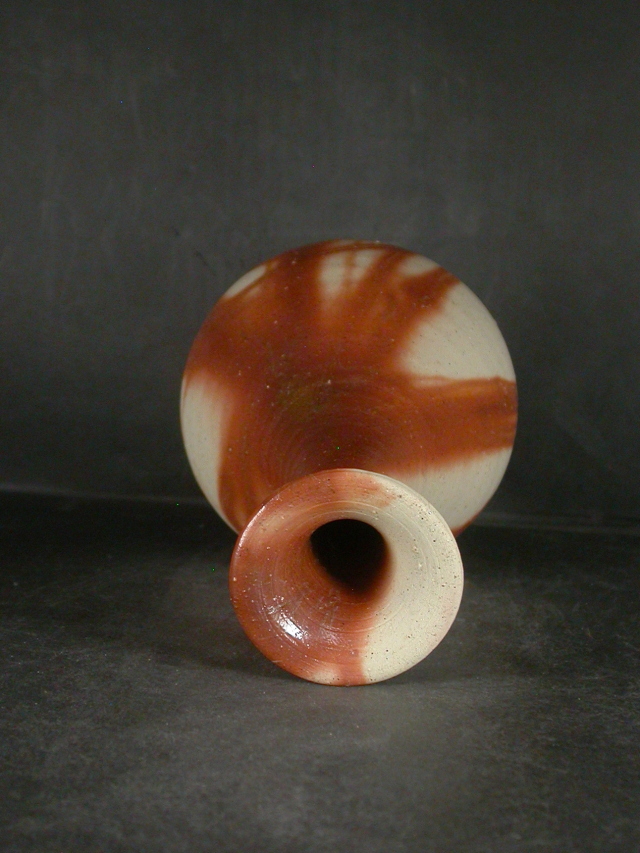 渡邊琢磨 備前焼 火襷花入 大徳利 花瓶 【公式通販】