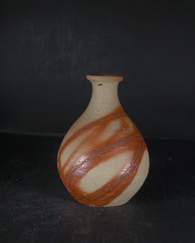 も*も様 伊勢崎淳 作 備前焼花入 も*も様 伊勢崎淳 作 備前焼花入 M 46