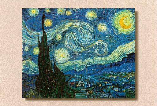 星月夜[中国のゴッホこと趙小勇作］