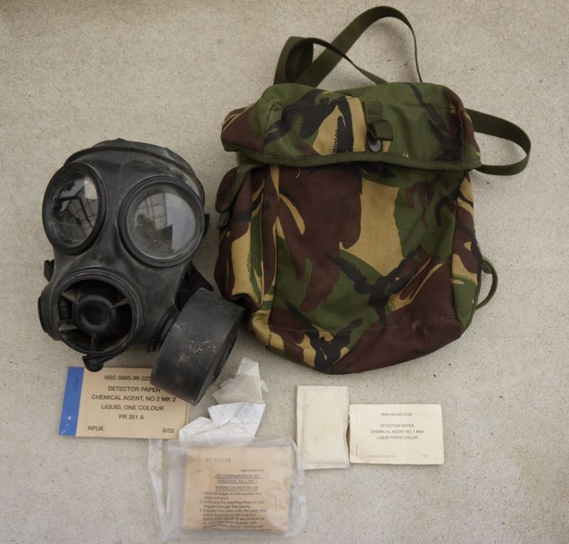 S10 レスピレーター SAS サイズ2 ガスマスクキャニスター付き