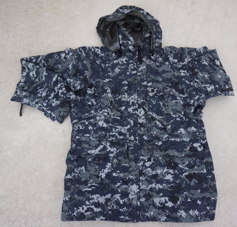 米軍 海軍NWUゴアテックスパーカーMEDIUM-LONG - ミリタリーサープラス