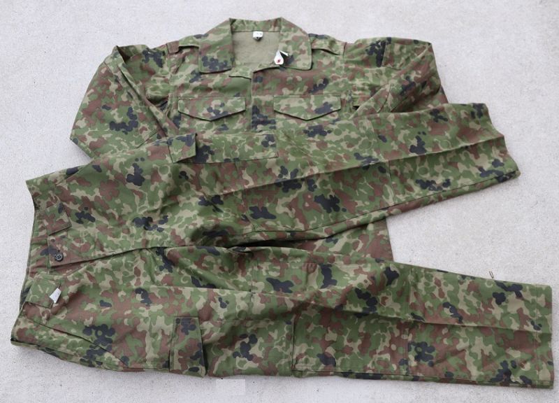 陸上自衛隊 ノンアイロン 迷彩服 上下 2A 耐摩耗 PX品 陸上自衛隊 ノン