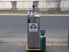 売約済み）※動作良好※◇ホシザキ樽冷式 冷蔵庫付ビールサーバー/樽口