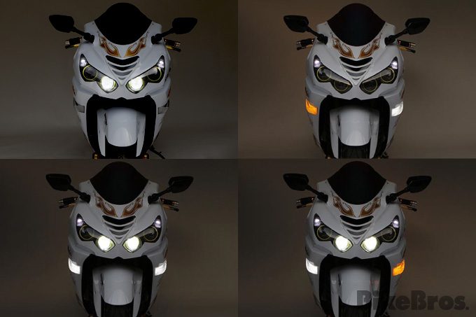 ZX-14R】BOSSCOMウインカー前後セット