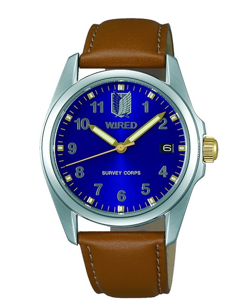 弾倉ボックス入り『進撃の巨人』エレン＆リヴァイのデザイン腕時計限定