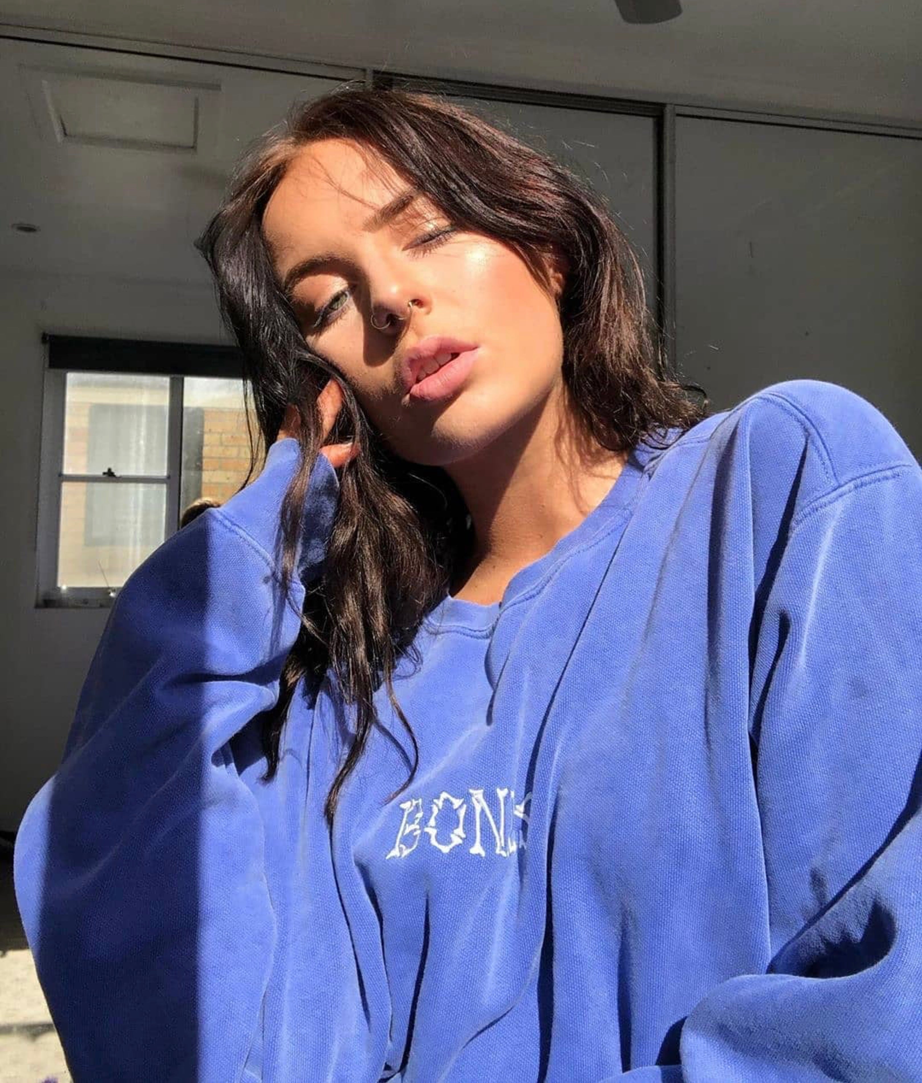 Bones Club Crew Sweater - Cobain Blue Billy Bones Club スウェット