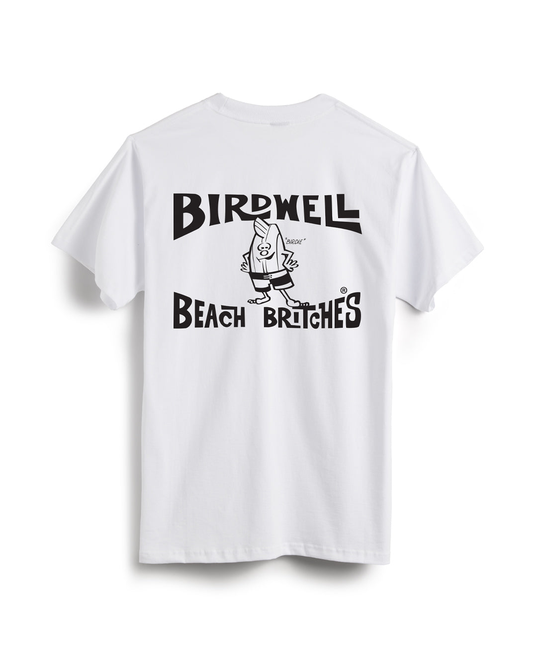 License Plate T-Shirt - White/Black – Birdwell