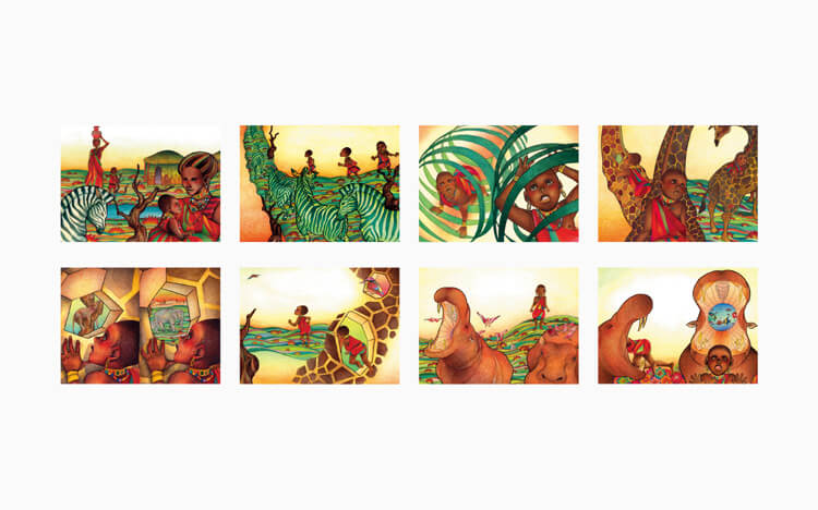 日本画 「賀茂の社家」100号 美術学生卒業制作 学校賞受賞作品 令和4