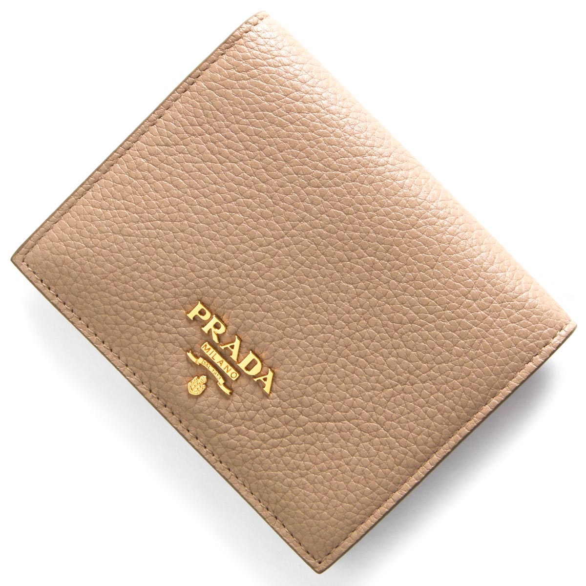 PRADA ベージュ 二つ折り財布
