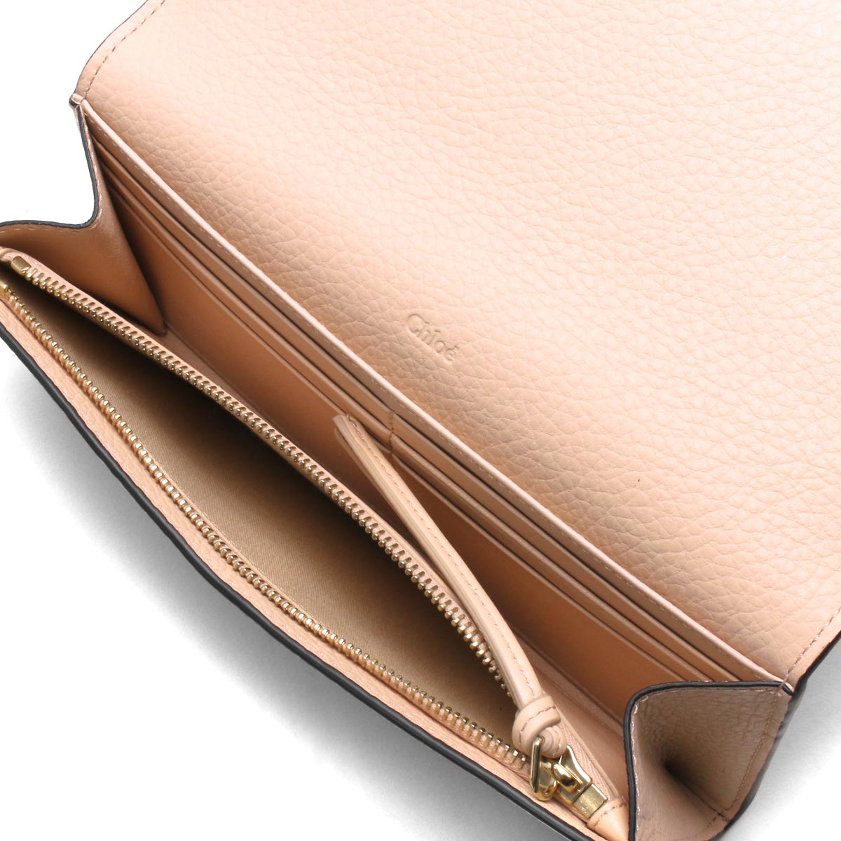 クロエ 長財布 財布 レディース アルファベット セメントピンク