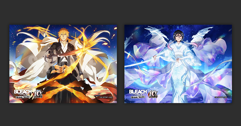 世界50枚限定 ブレソルメタルポスター 10周年記念 朽木ルキア 当選証明