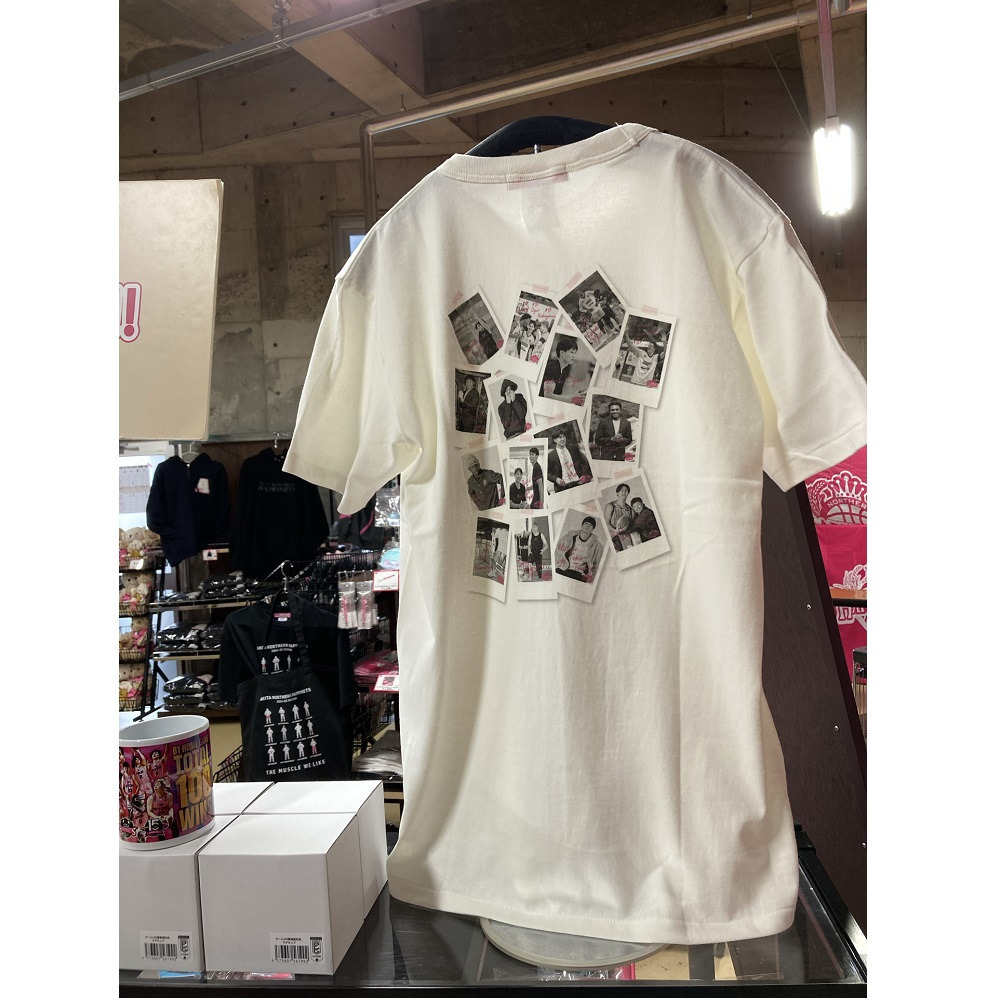 2024-25_チェキ風プリント_Tシャツ｜秋田ノーザンハピネッツ｜B.LEAGUE