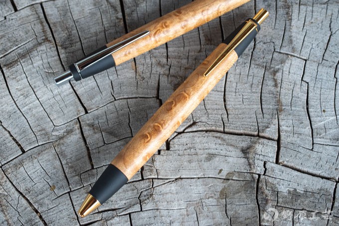 野原工芸 限定樹種 バーズアイ欅 新型 シャーペン 板屋楓のシャープ