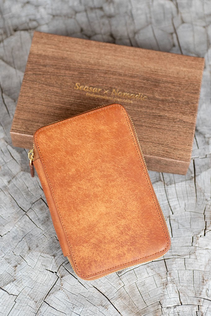 ⭐️モンブラン社⭐️巨匠フローレンスの手作り本革製ペンポーチ