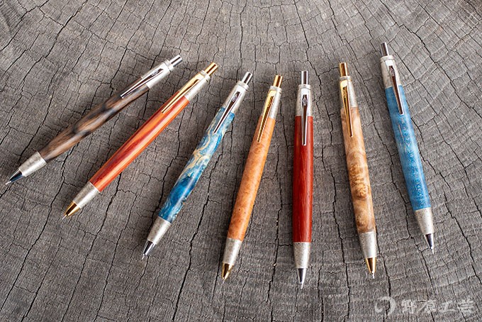 r*y様 野原工芸 新型 神代欅 ジンダイケヤキ シャープペンシル 斑紋