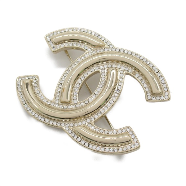 シャネル(CHANEL)シャネル ラインストーンブローチ ブローチ