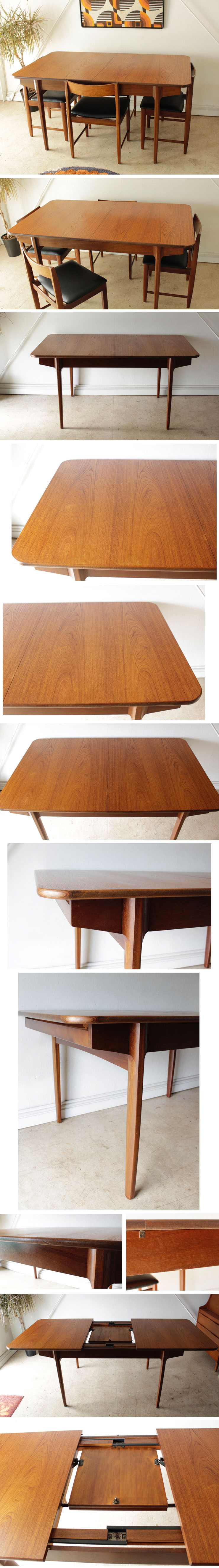 5/5】イギリスアンティークダイニングチェア(1脚分)テーブル＆椅子3脚