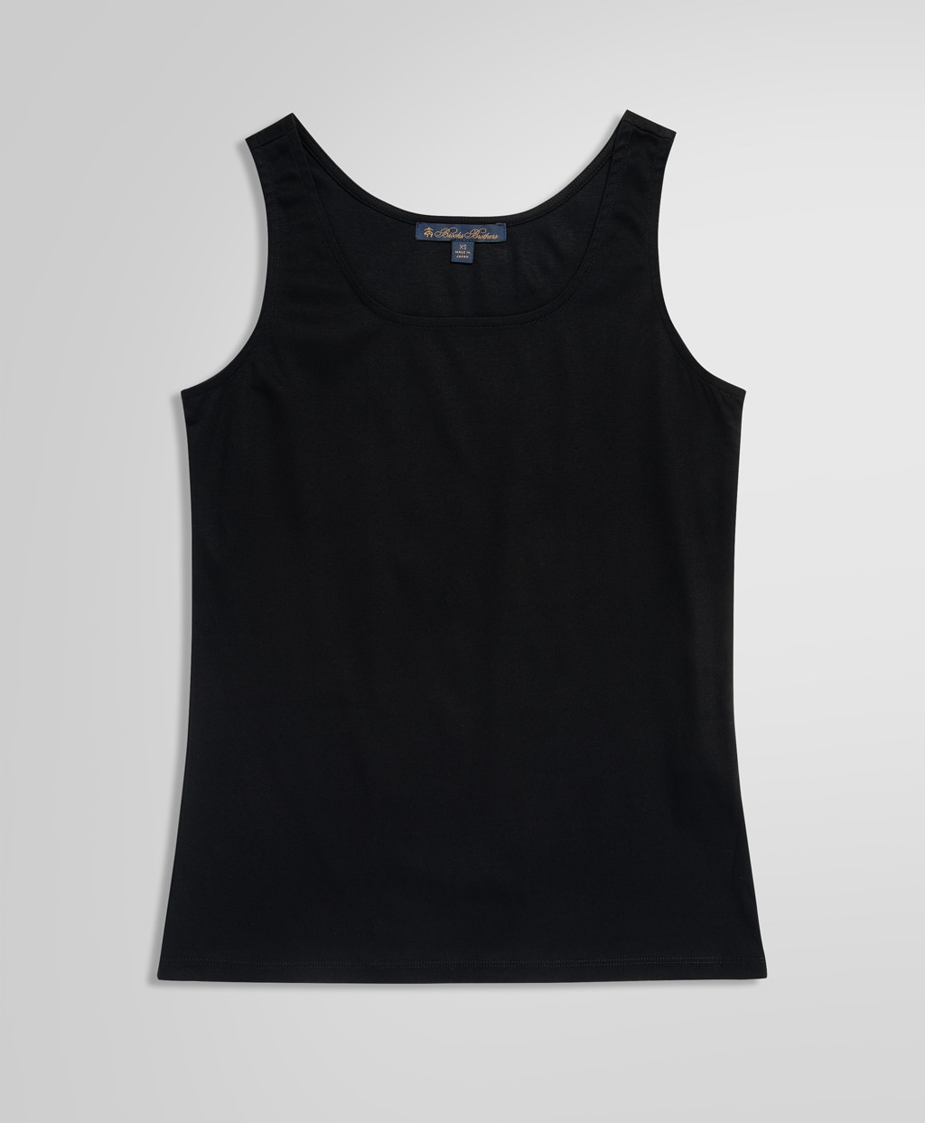 コットン スクエアラウンドネック タンクトップ | Brooks Brothers