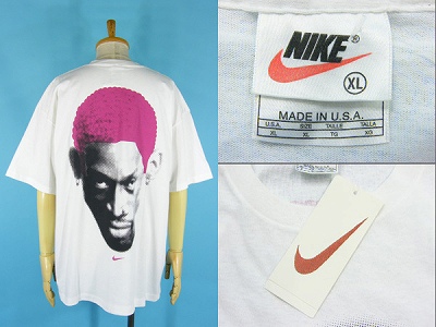 90's NIKE ナイキ Dennis Rodman デニスロッドマン ビッグフェイス T