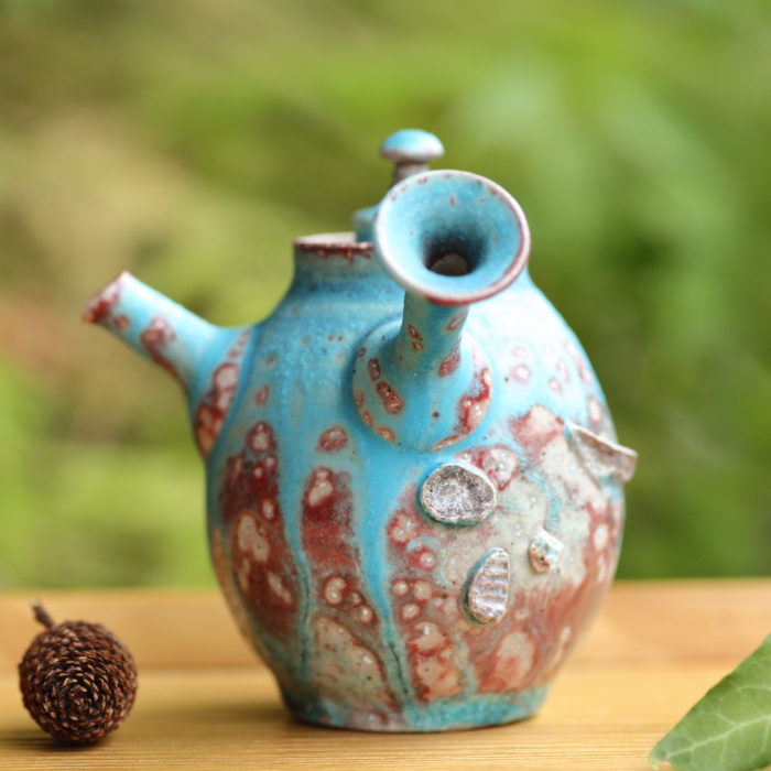 山田常山 宝瓶 絞り出し 急須