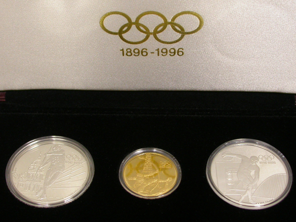 来店買取】オリンピック100周年 500フラン金貨100フラン銀貨 3点セット