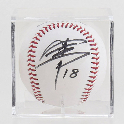 九里亜蓮選手 非売品サインボール 2025年 オリックス 九里亜蓮選手