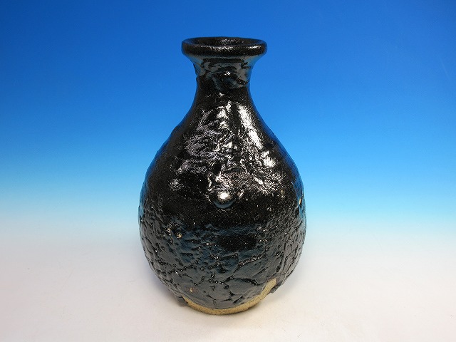 瀬戸黒徳利｜作家名：鈴木 都｜文錦堂 | 文錦堂