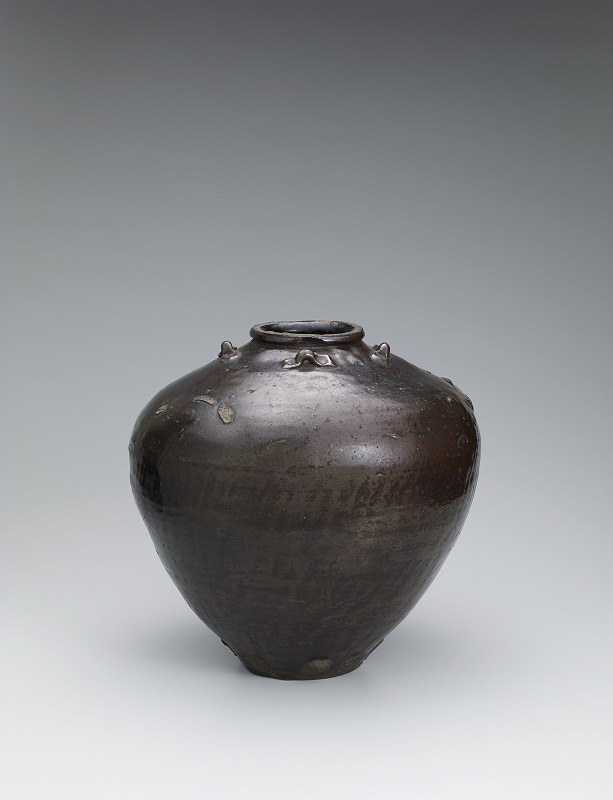 中川伊作 知花南蛮焼 壺 中川伊作 知花南蛮焼 壺 中川伊作 知花南蛮焼