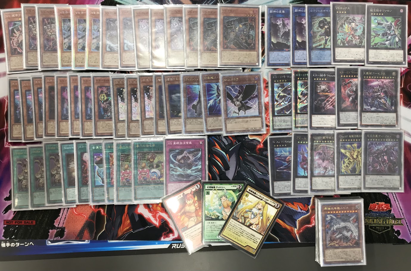 VSK9 デッキ 60枚＋EX15 シークレット多め VSスリーブ70枚 付き VSK9