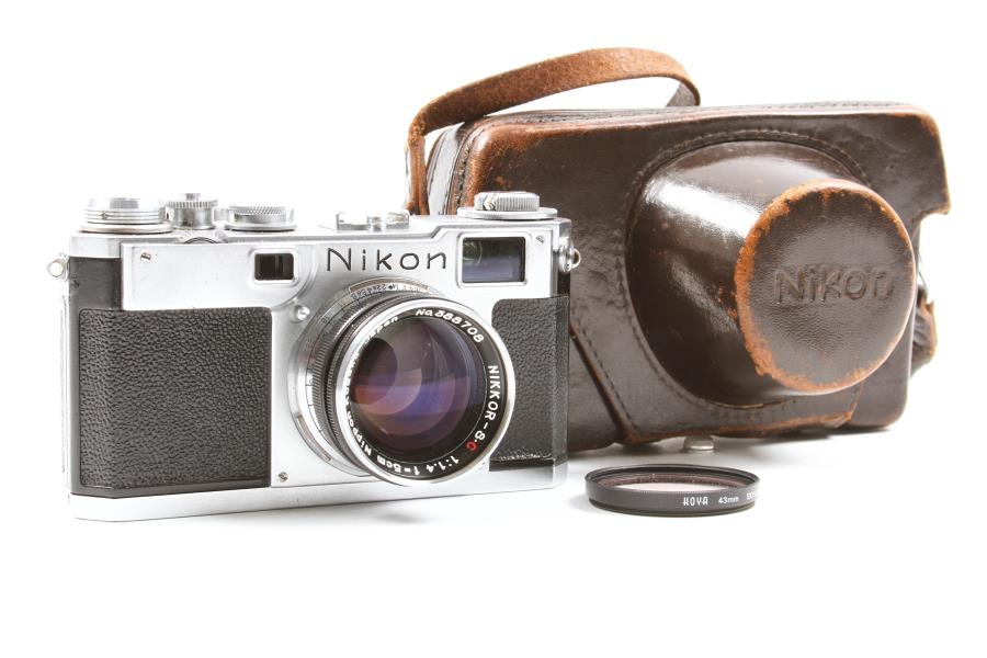 Used Nikon S2 Rangefinder Camera w/ Nikkor-S.C 5cm F/1.4 Lens