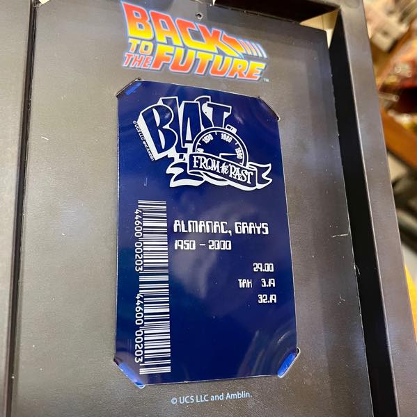 BACK TO THE FUTURE バックトゥザフューチャー スポーツ年鑑 1/1