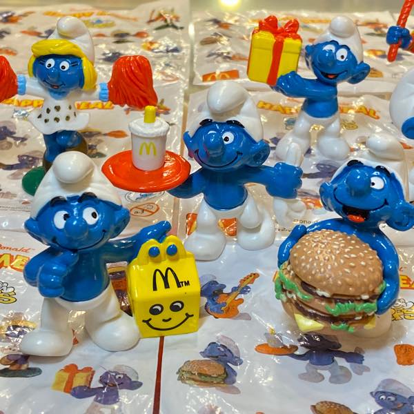 McDonald's × Smurfs マクドナルド ハッピーミール スマーフ PVC