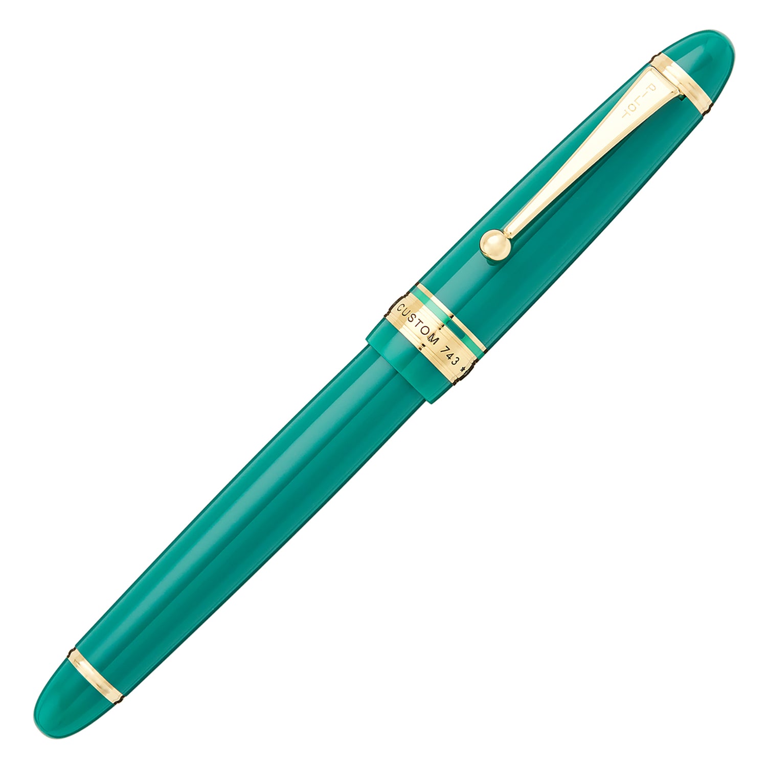 Pilot Custom 743 Fountain Pen - Verdigris - The Goulet Pen Company