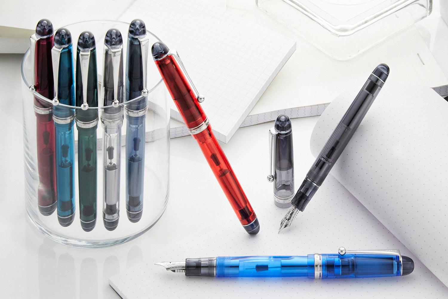 Pilot Custom 74 Fountain Pen - Clear - The Goulet Pen Company
