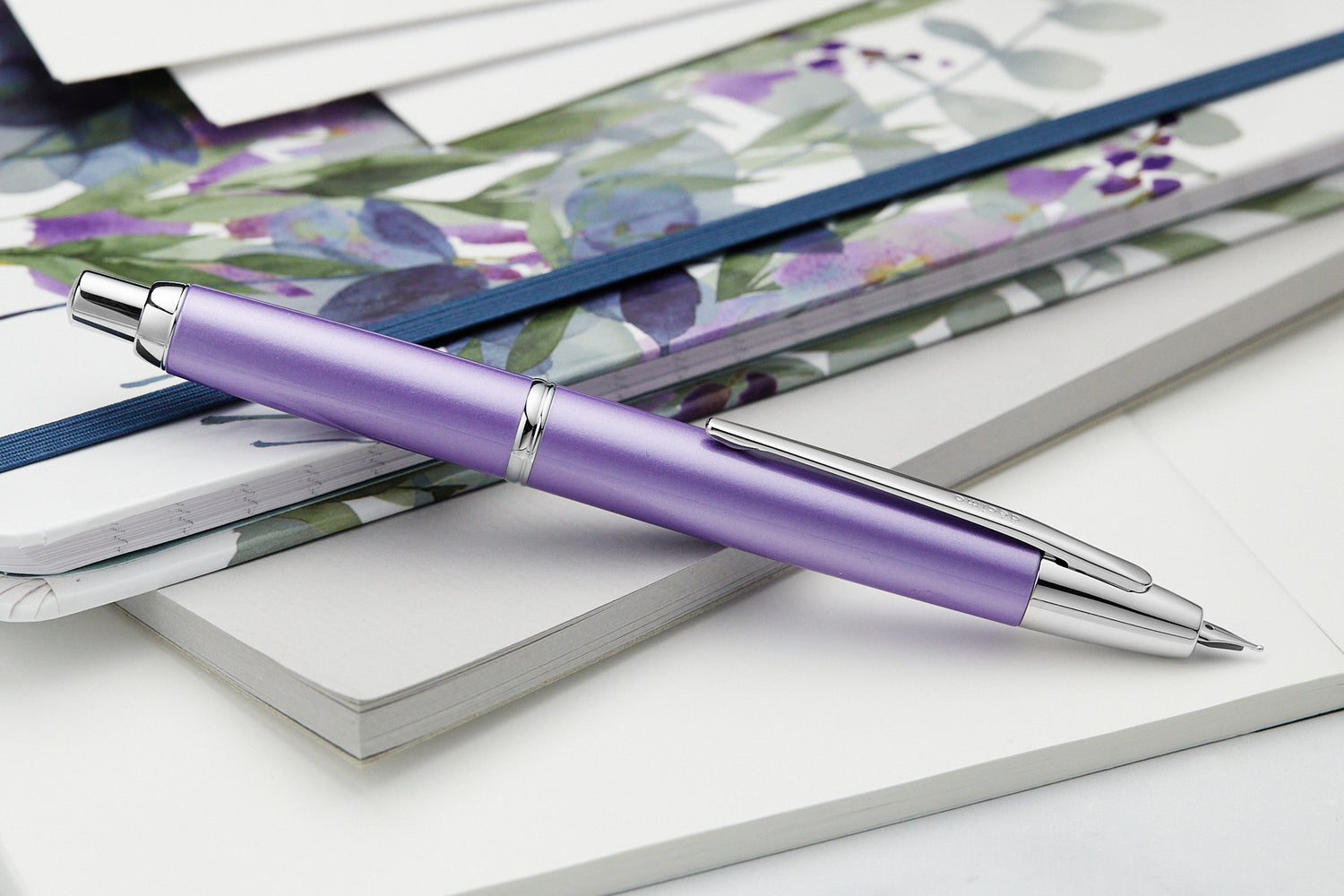 Pilot Vanishing Point Decimo Fountain Pen - Purple - The Goulet