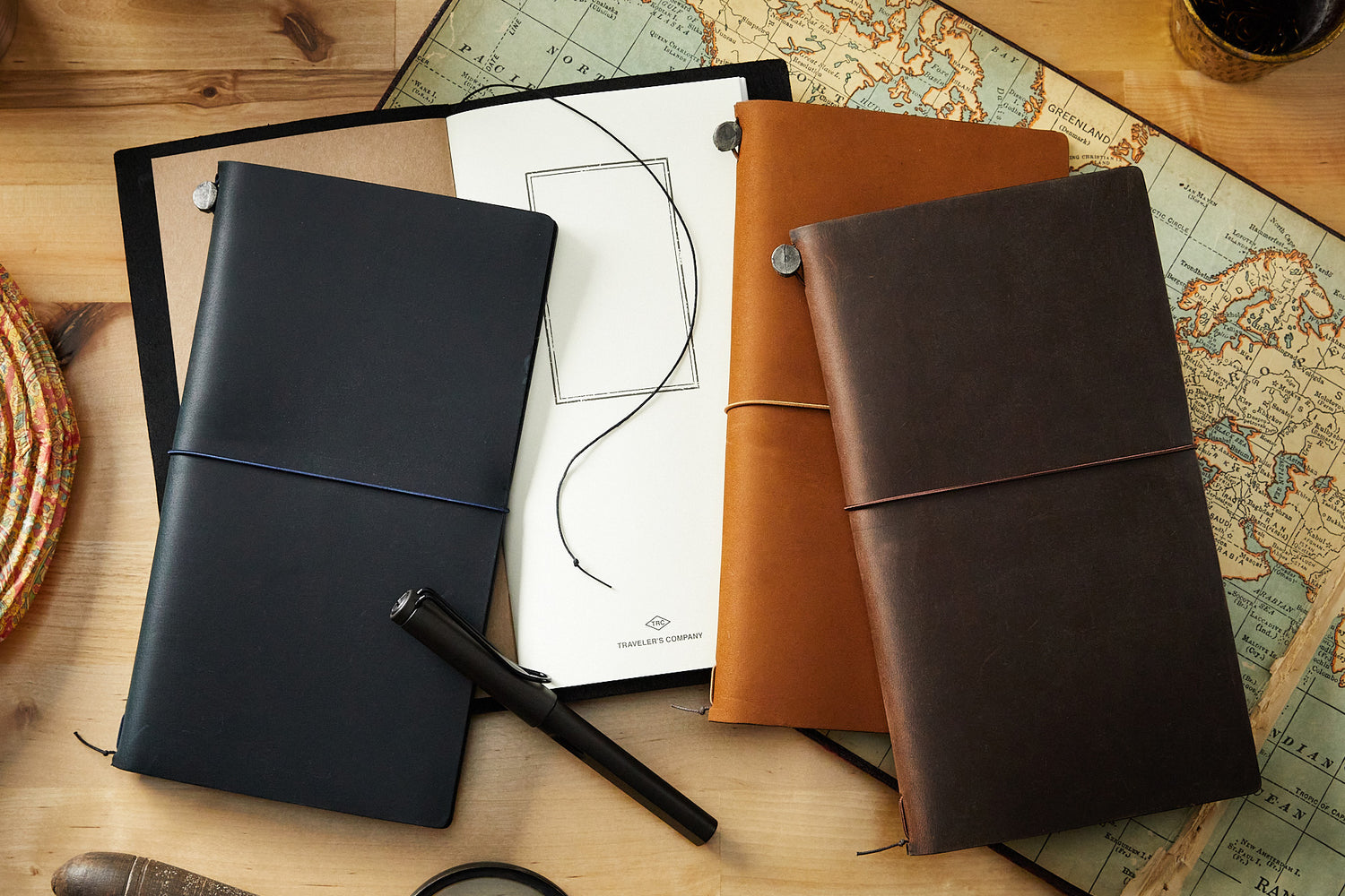 Traveler's Notebook - Brown (Regular) - The Goulet Pen Company