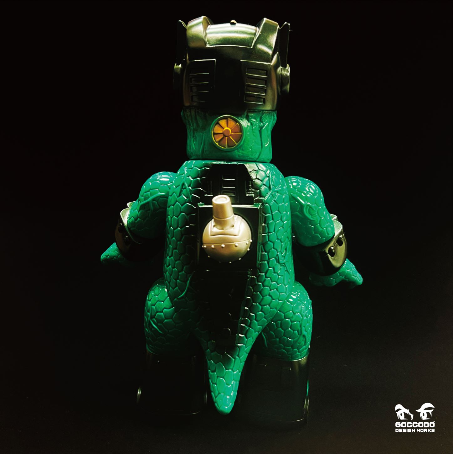 購入 気合ダイナ ゴッコ堂ソフビ 気合ダイナ リアルヘッド 真頭玩具