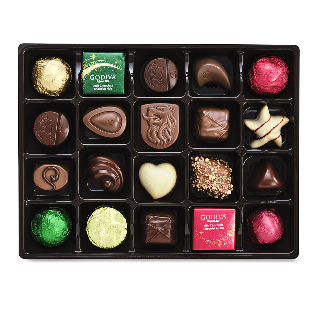 Holiday Luxury Chocolate Gift Box, 44 pc. | GODIVA – GODIVA