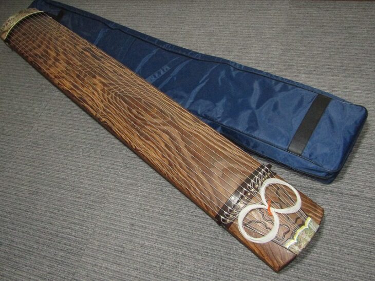 琴 13弦 綾杉彫り くり甲 福山琴 本会津桐 福山琴 13