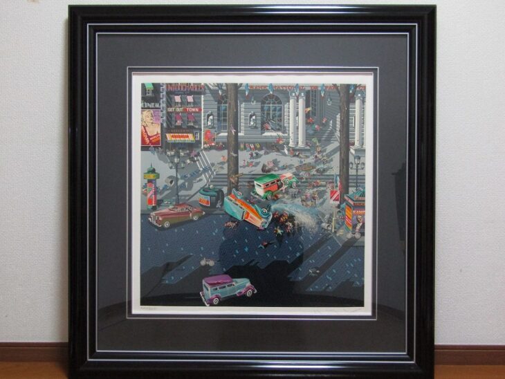 A112◇保証書付【ヒロ・ヤマガタ】シルクスクリーン「ティンカーベル