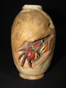 廣永窯 坪島土平 作 赤絵 染付ぐい呑 一対 | 骨董品買取・和楽器買取