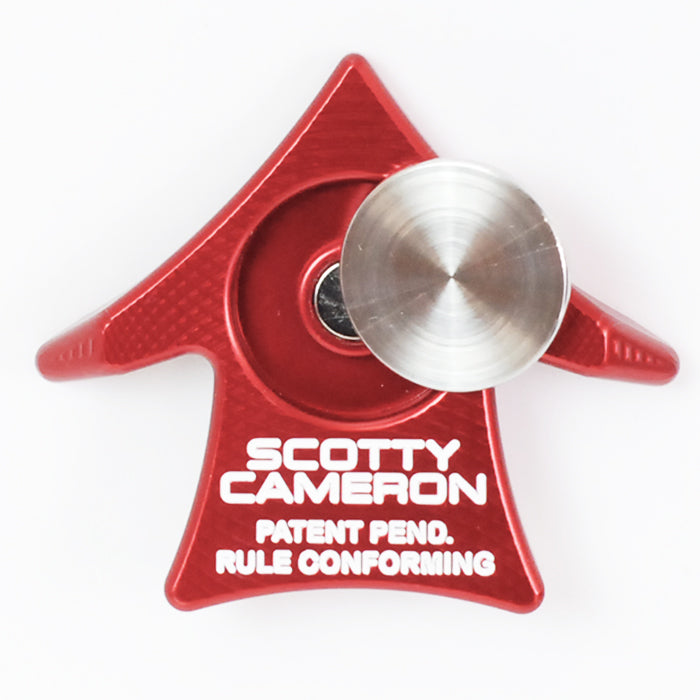 スコッティキャメロン☆サークルTラウンドマーカーレッド スコッティ