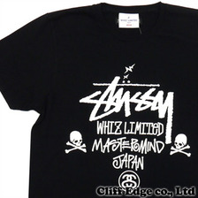 WHIZ LIMITED x STUSSY x mastermind JAPAN☆76 LOGO SKULL TEE/半袖T