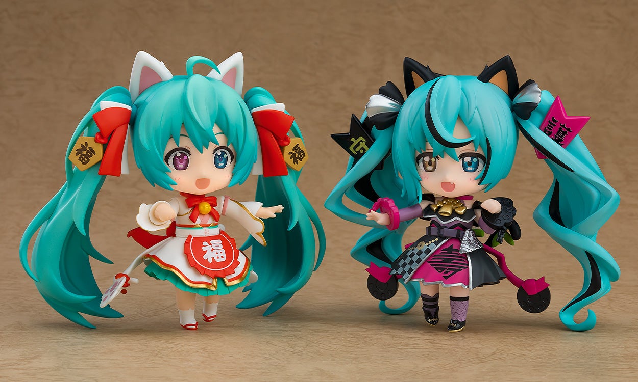 ねんどろいど 初音ミク 黒招きミクVer. 専用猫座布団つきキャラアニ